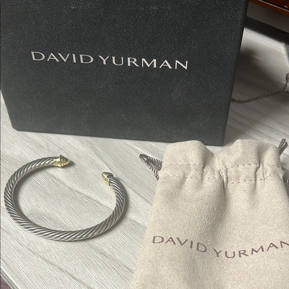 David Yurman Silver Cable Bracelet